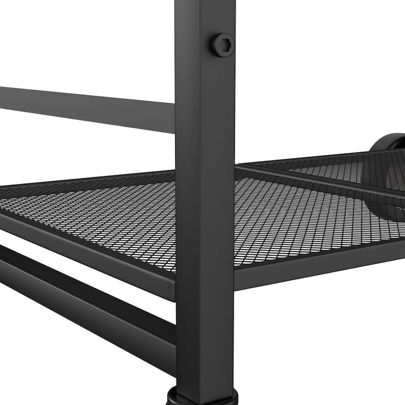 VEIKOUS Outdoor Patio Grilling Backyard BBQ Grill Cart with Stainless Steel Top