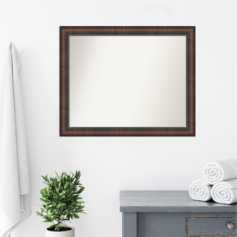 Caleb Brown Non-Beveled Framed Bathroom Vanity Wall Mirror - Caleb Brown