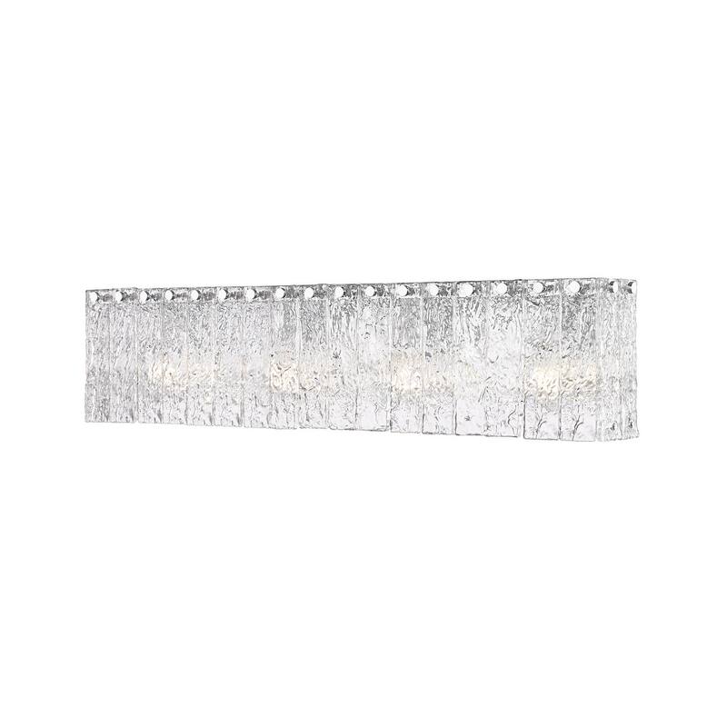 Z-Lite 1943-4V Glacier 31" Wide Vanity Light - Chrome