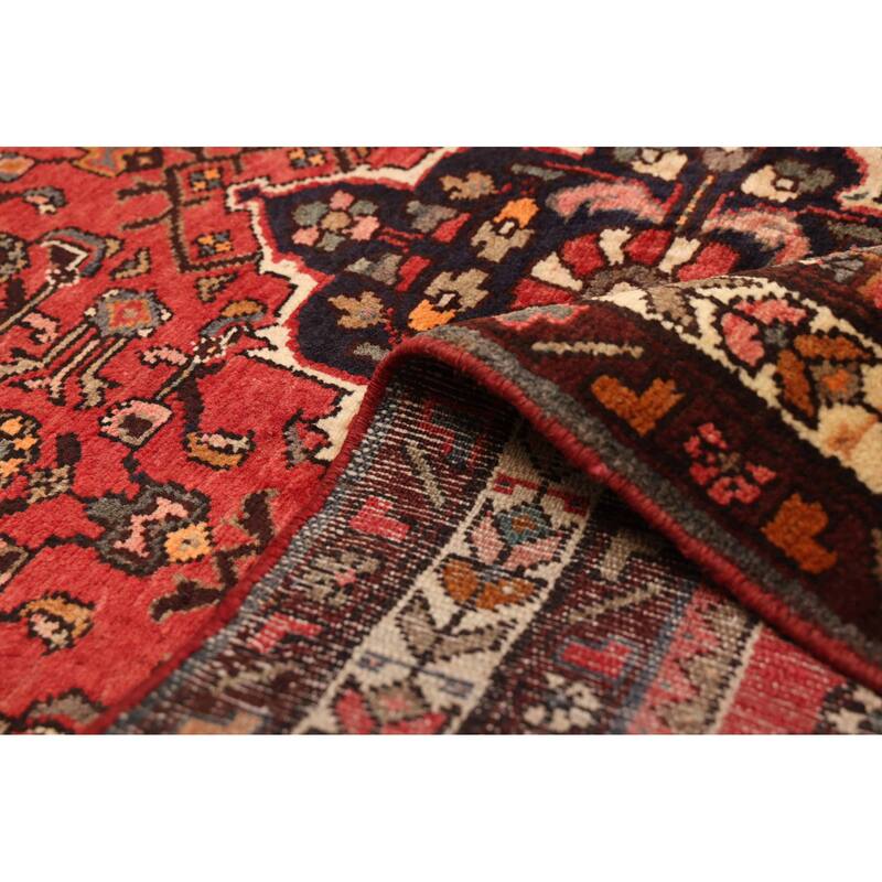 ECARPETGALLERY Hand-knotted Andelz Light Red Wool Rug - 3'11 x 5'8