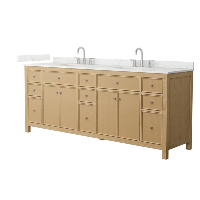 Wyndham Collection WCF9292-84D-QTZ-US3MXX Pendry 84" Free Standing