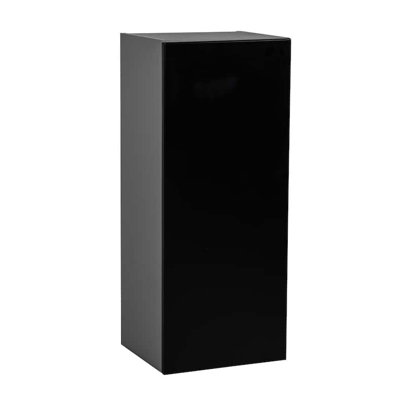 12" x 36" Wall Cabinet-Single Door-Grey - 12 x 36 x 12 - Black