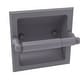 preview thumbnail 8 of 15, Allied Brass Regal Collection Recessed Toilet Tissue Holder Matte Gray