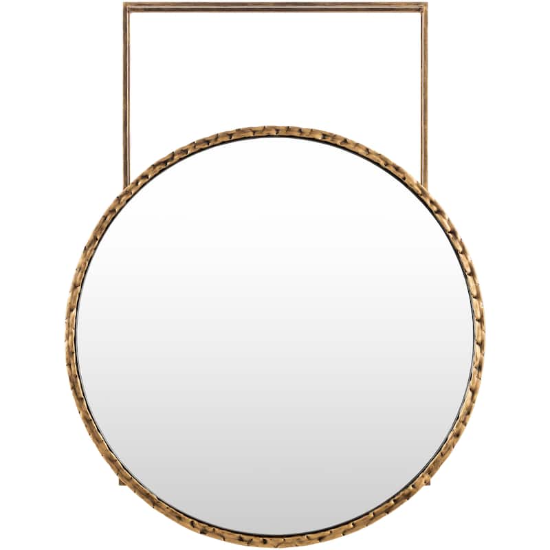 Ady Modern Gold Mirror - 33"H x 25"W x 1.8"D