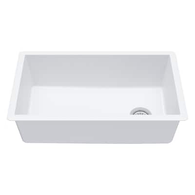 Karran Undermount Quartz Single-bowl Kitchen Sink