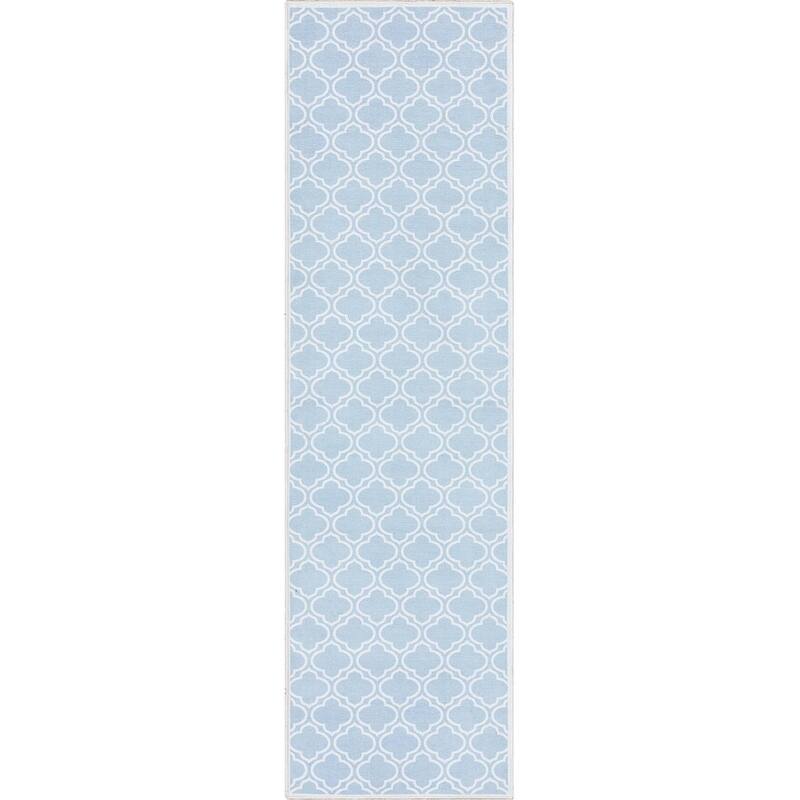 Well Woven Apollo Lattice Moroccan Machine Washable Area Rug