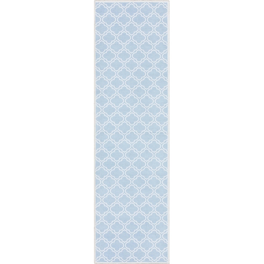 Well Woven Apollo Lattice Moroccan Machine Washable Area Rug