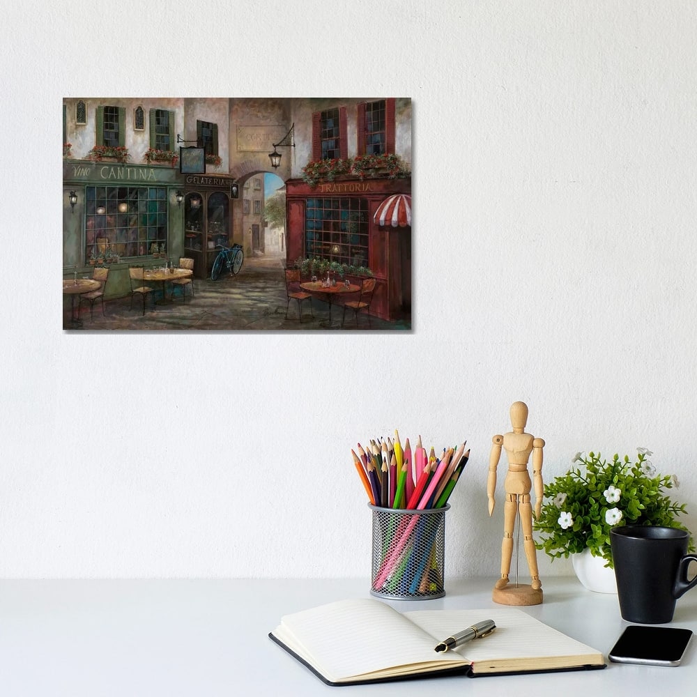 iCanvas "Courtyard Ambiance" by Ruane Manning Canvas Print