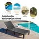 preview thumbnail 17 of 20, Costway Patio Lounge Chair Chaise Recliner Weather Resistant