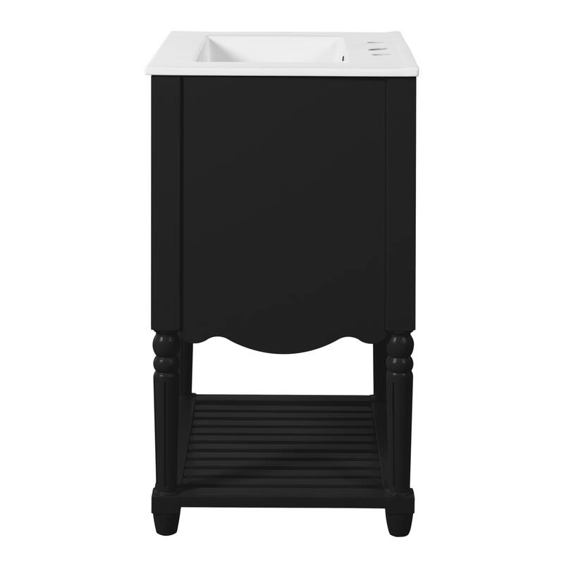 24'' Bathroom Vanity with Ceramic Sink