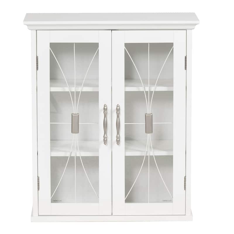 Teamson Home Delaney Removable Two-Door Wall Cabinet