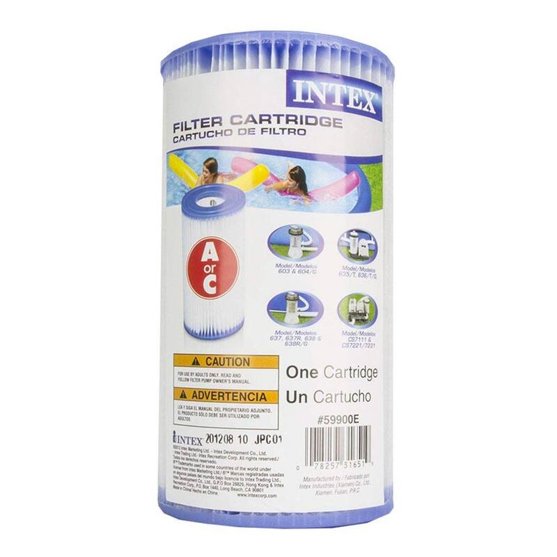 Intex Pool Easy Set Type A Replacement Filter Pump Cartridge 6 Pack 29000E