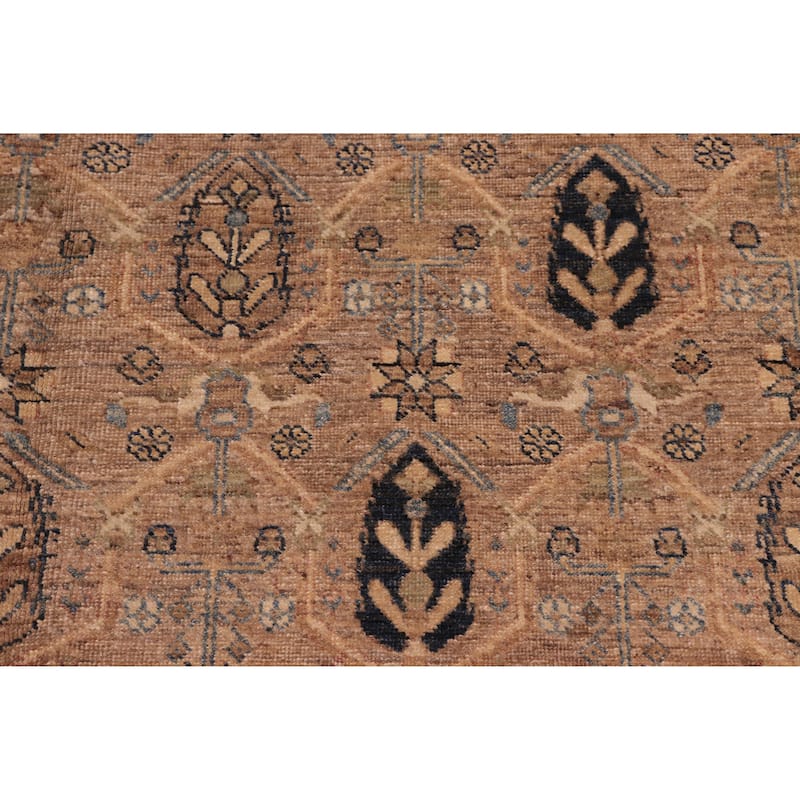 Vintage Herati Bidjar Hand Knotted Wool Rug