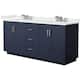 Option Dark Blue / White Quartz Top / Brushed Nickel