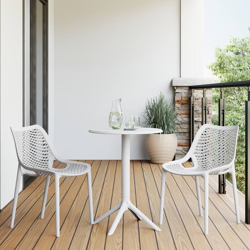 Frond and Form 2-Person Outdoor Round Dining Set