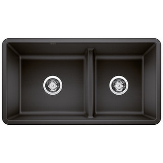 Blanco Precis 18-In X 33-In Granite Kitchen Sink - 33" x 18" x 9.25"