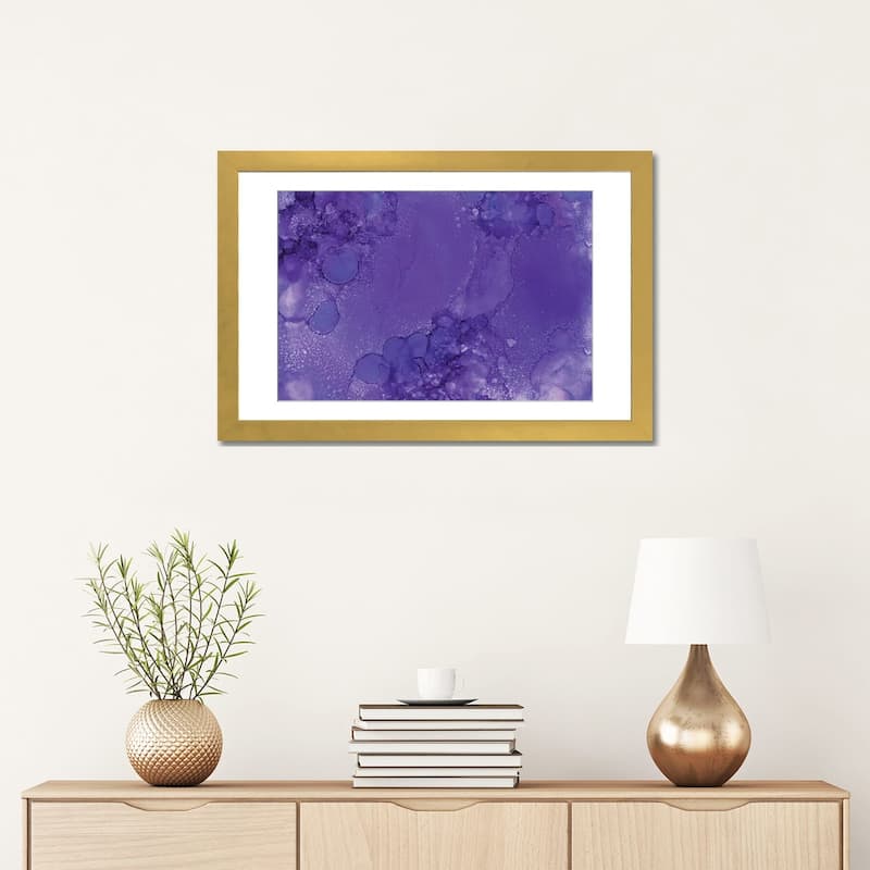 iCanvas "Purples Bubbles" by Melissa Renee