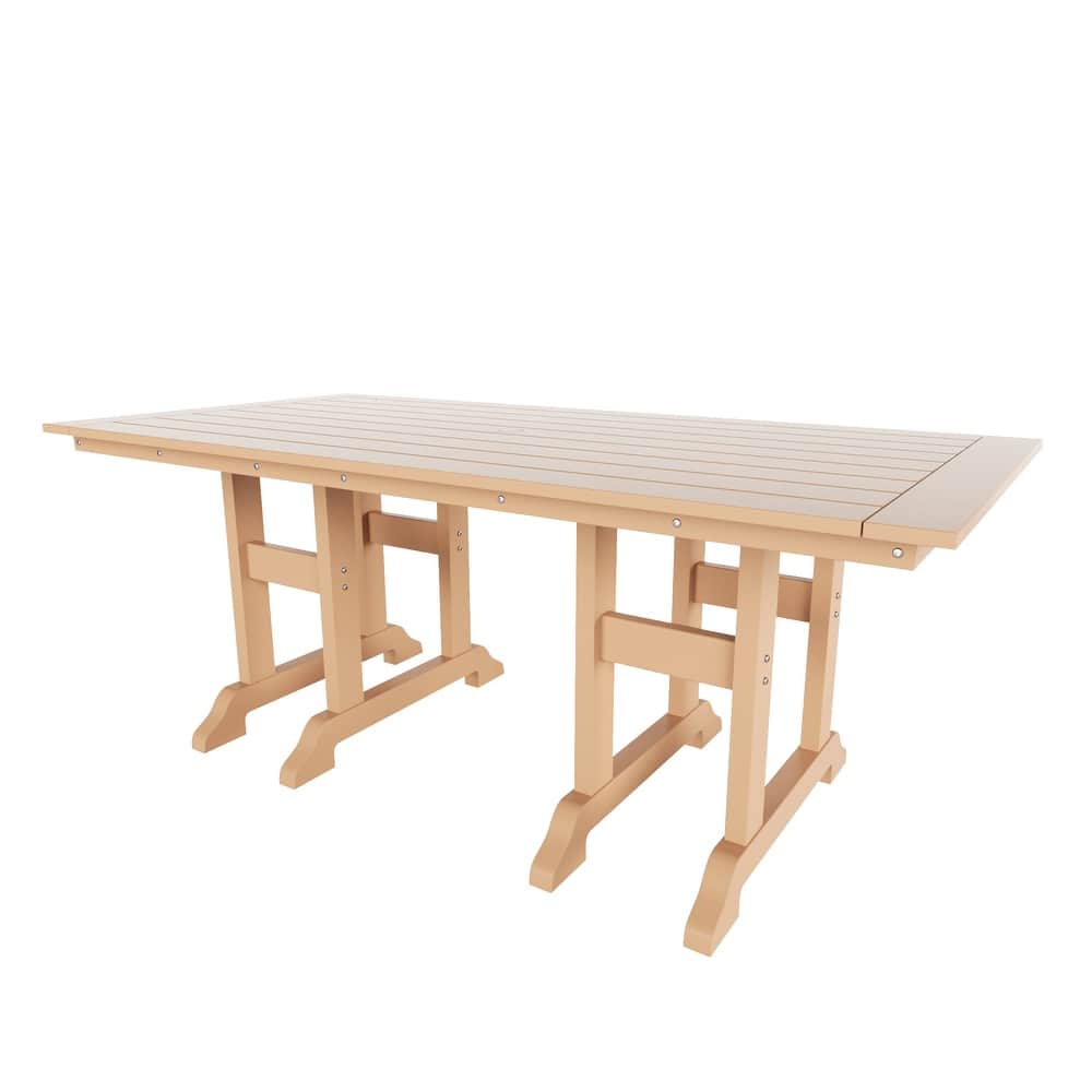 Laguna Hdpe All Weather Outdoor Patio 71" Rectangular Dining Table