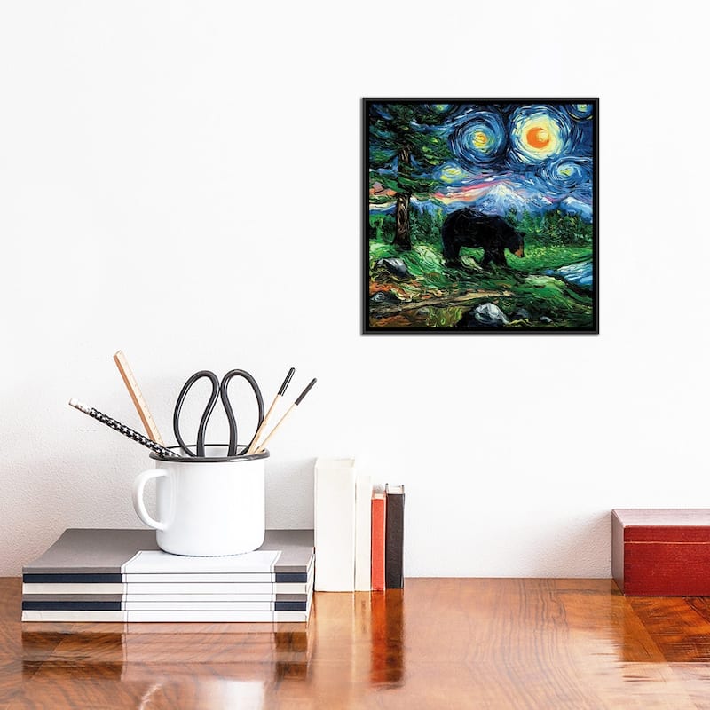 iCanvas "Smoky Mountain Night" by Aja Trier Framed