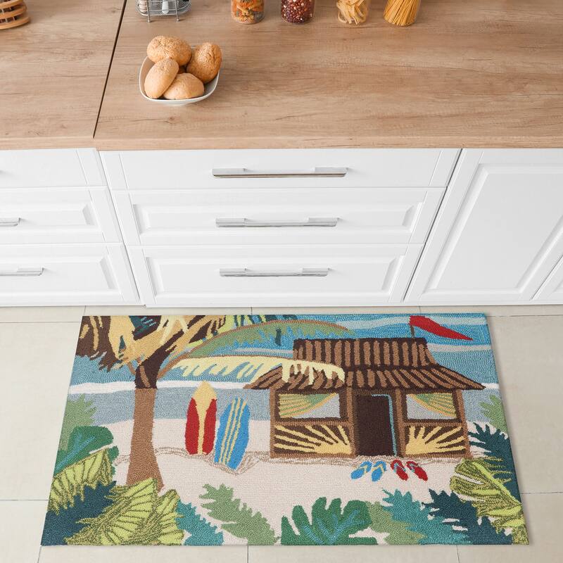 Liora Manne Frontporch Tiki Hut Indoor/Outdoor Rug