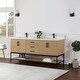 preview thumbnail 111 of 147, Altair Wildy Bathroom Vanity with White Composite Stone Top without Mirror