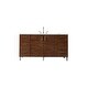 preview thumbnail 1 of 32, James Martin Vanities Metropolitan 60" Single Vanity, American Walnut