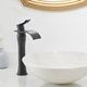 preview thumbnail 6 of 24, Vibrantbath Commercial Waterfall Bathroom Sink Vessel Faucet Black