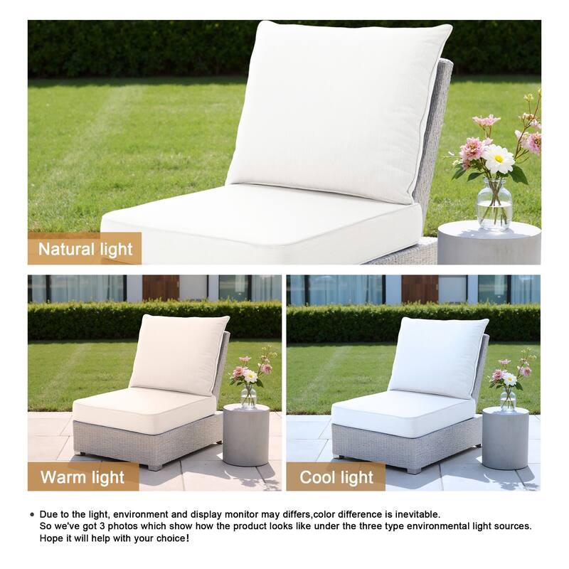 Sunbrella Indoor Outdoor Chair Cushion and Pillow