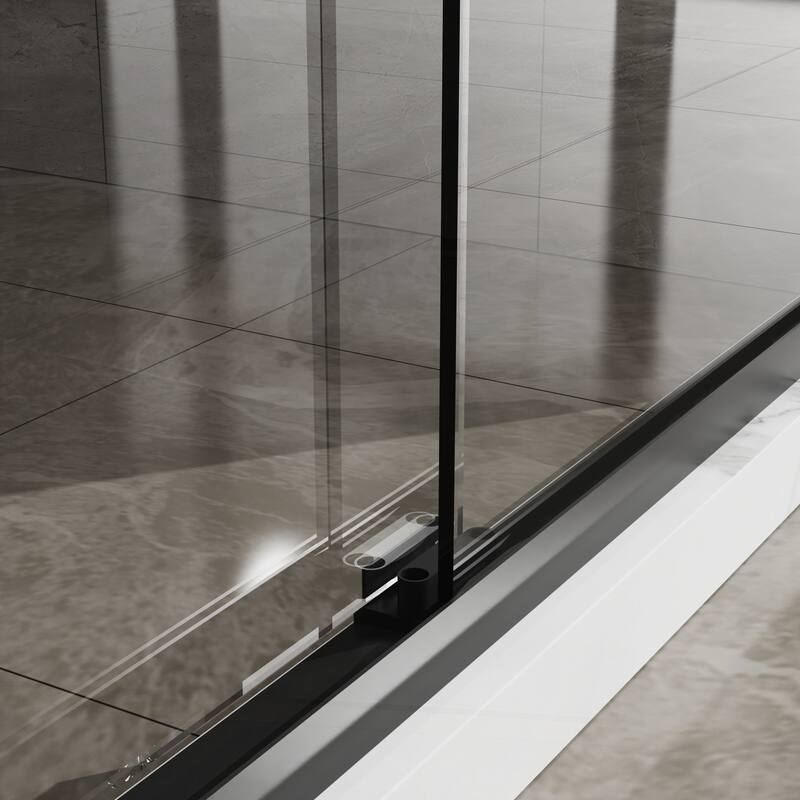 Premium Double Sliding Shower Door with Advanced Features for Bathroom