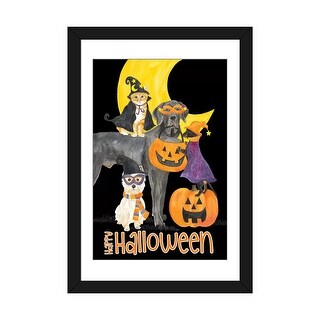 iCanvas quot Fright Night Friends Happy Halloween II quot by Tara Reed Bed