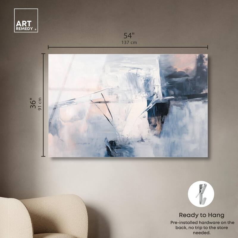 Blue Rapture I Acrylic by Art Remedy, Ready to Hang