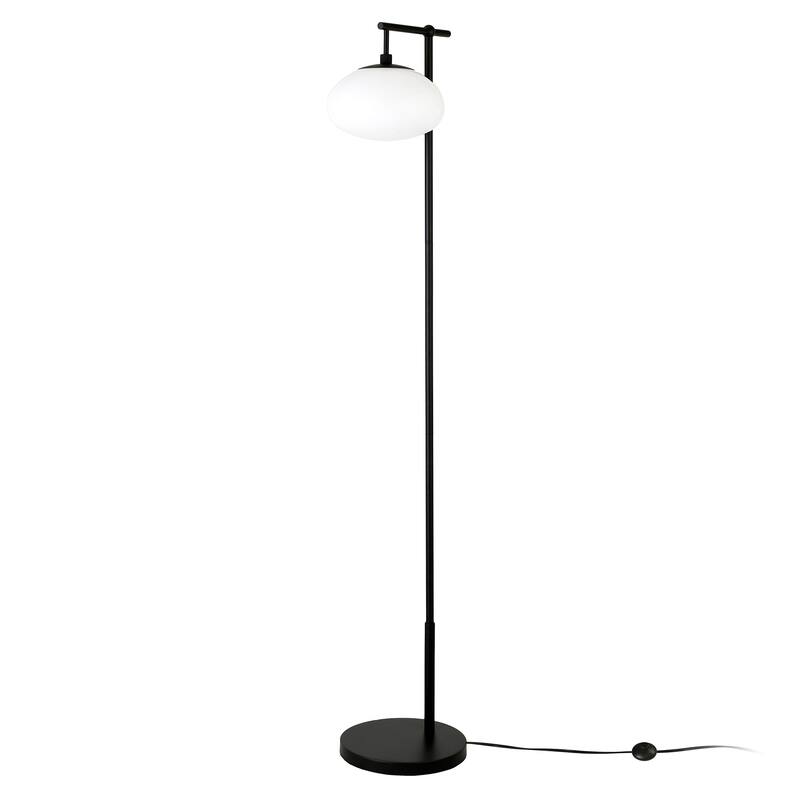 Blume 68" Tall Floor Lamp with Glass Shade