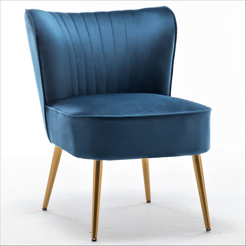 Us Pride Furniture Sauter 23.2" Wide Mid-Century Modern Microfiber Accent Chair