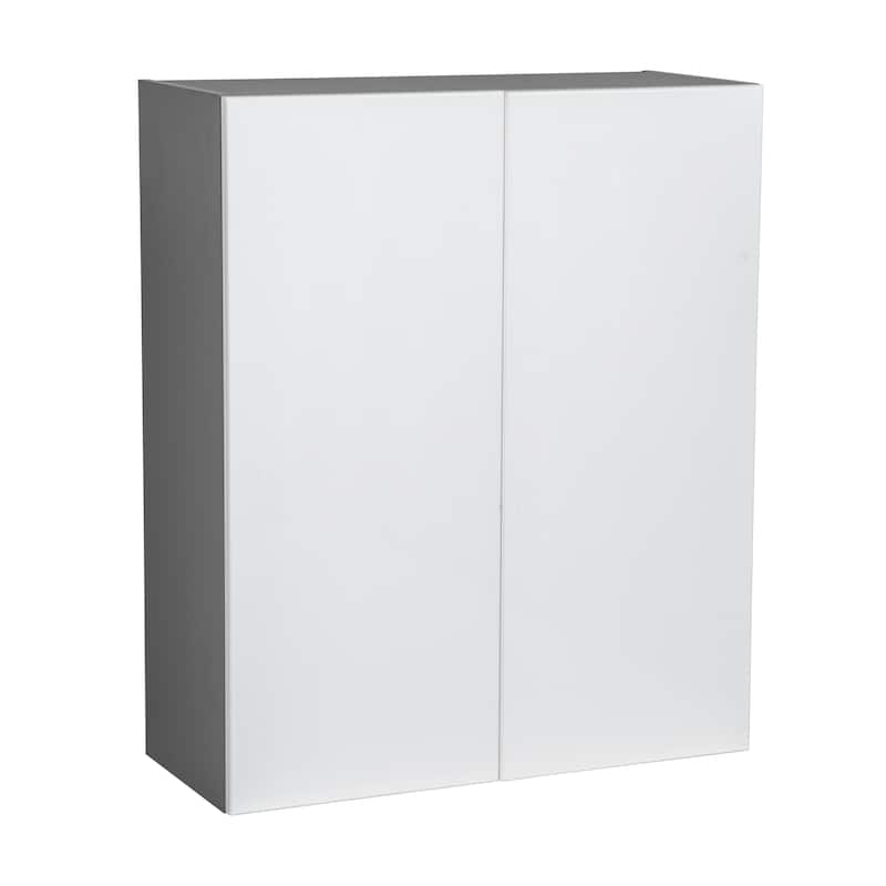 36" x 36" Wall Cabinet-Double Door-Grey - 36 x 36 x 12 - Off-White