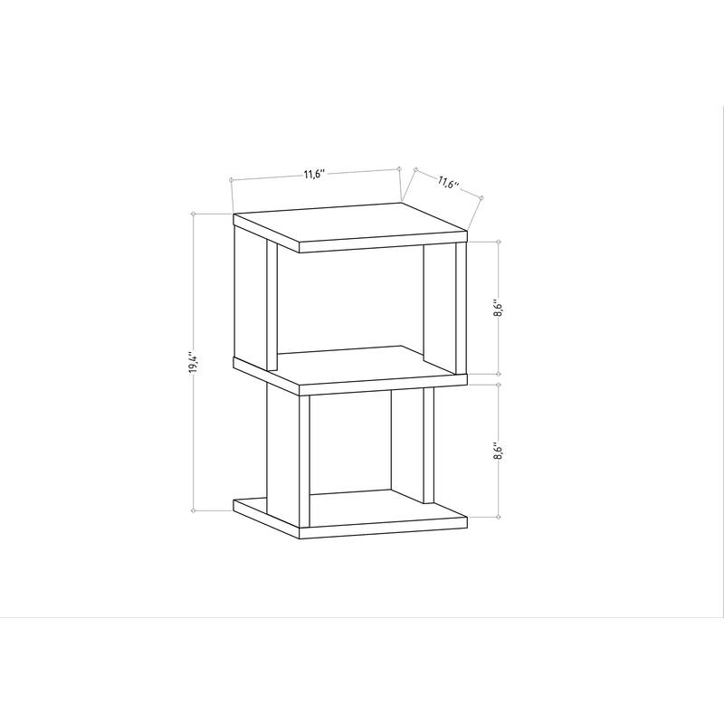 Carter Nightstand - Dark Oak