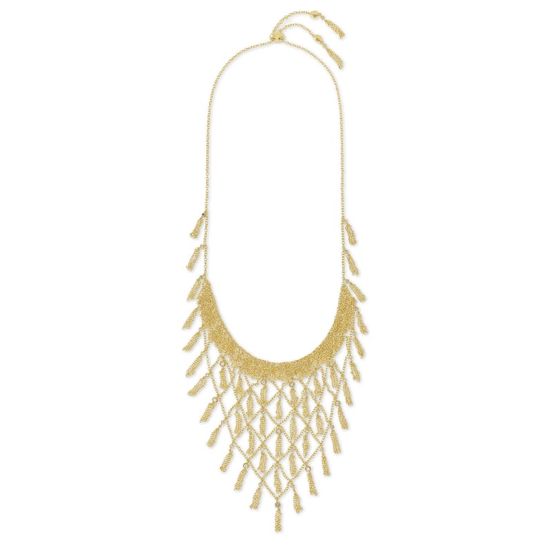 Kendra Scott Georgina Metal and Cubic Zironia Necklace - 32in