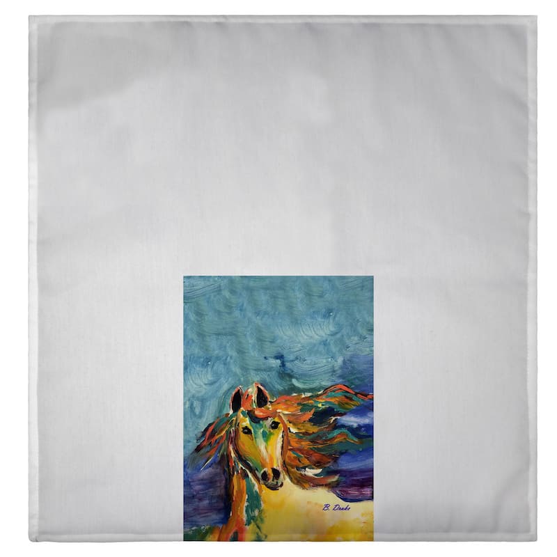 Colorful Horse Guest Towel - 20x20