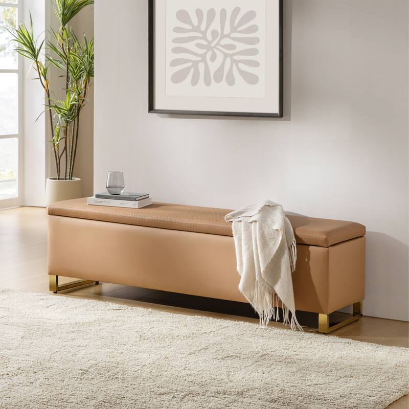 Rebeca Modern Storage Bench with Ottomans by HULALA HOME