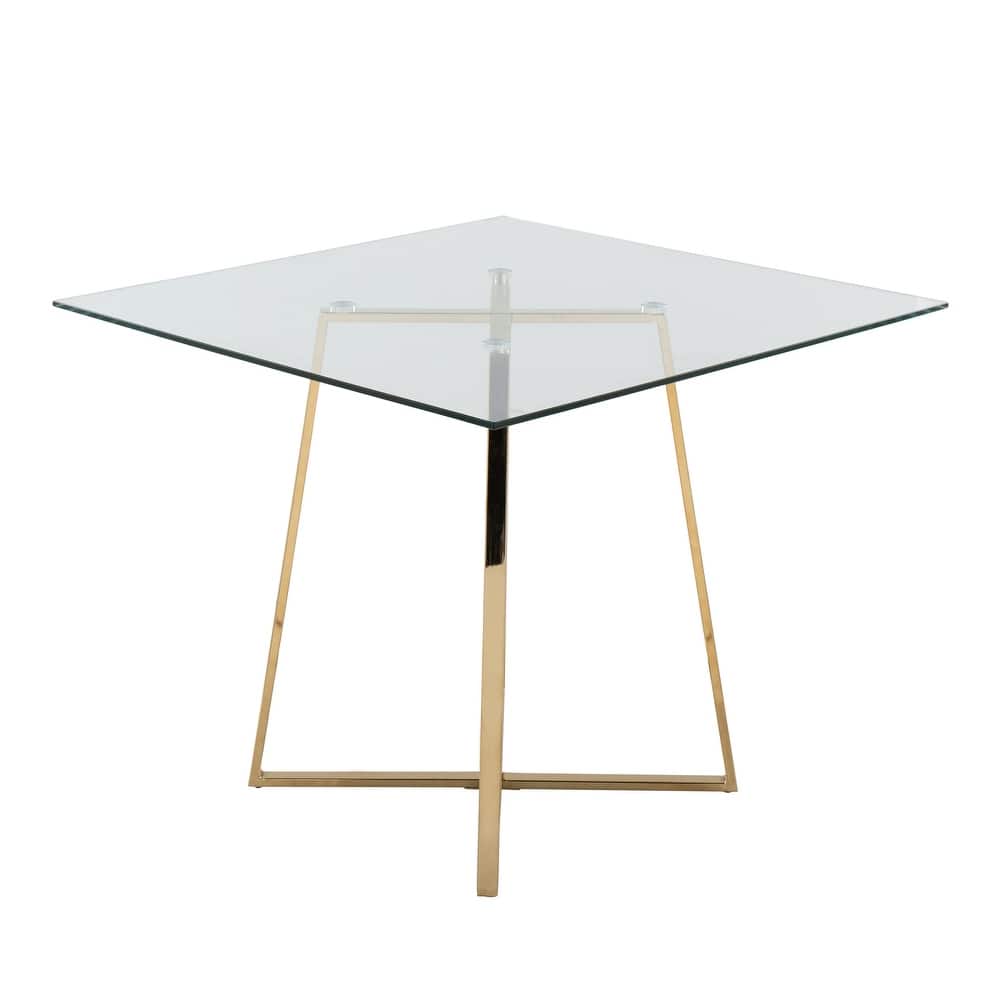 Silver Orchid Pugo Square Dining Table