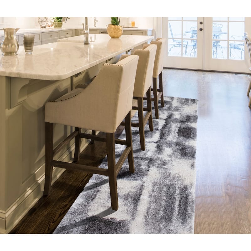 Noori Rug Lux Walsh Abstract Modern 2-inch Thick Shag Rug