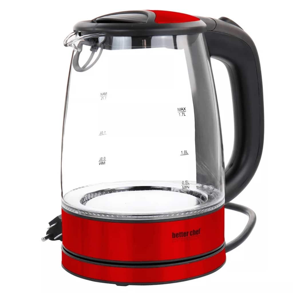 Better Chef 1.7 Liter 360 Degree Glass Cordless Electric Kettle