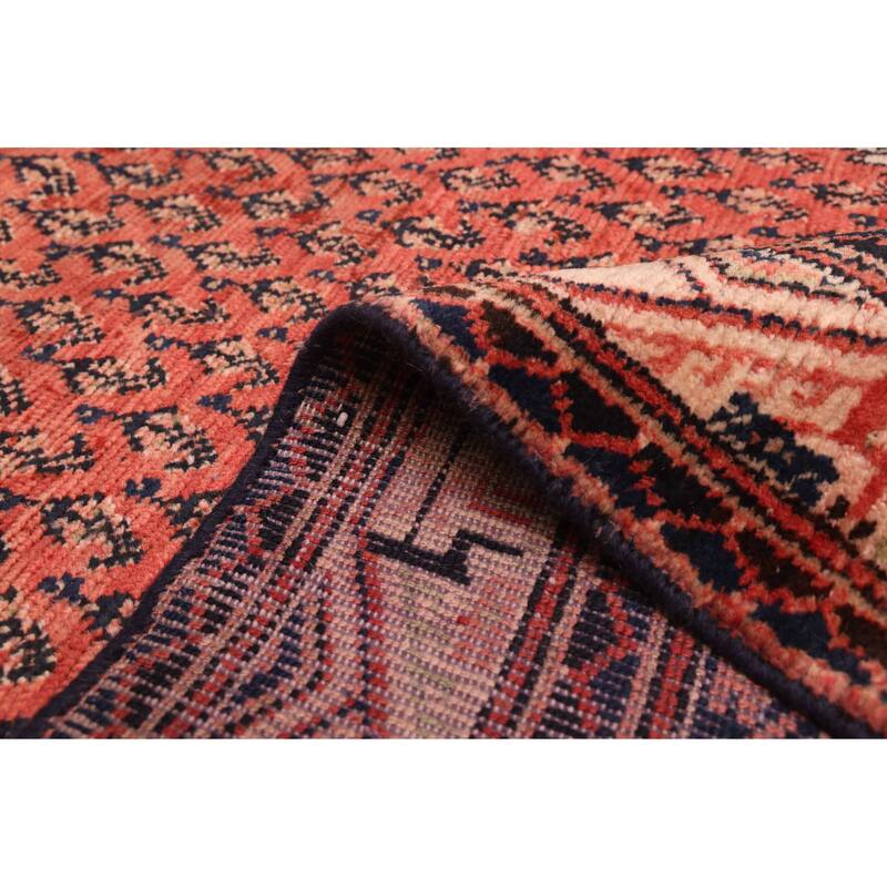 ECARPETGALLERY Hand-knotted Andelz Red Wool Rug - 3'8 x 8'11