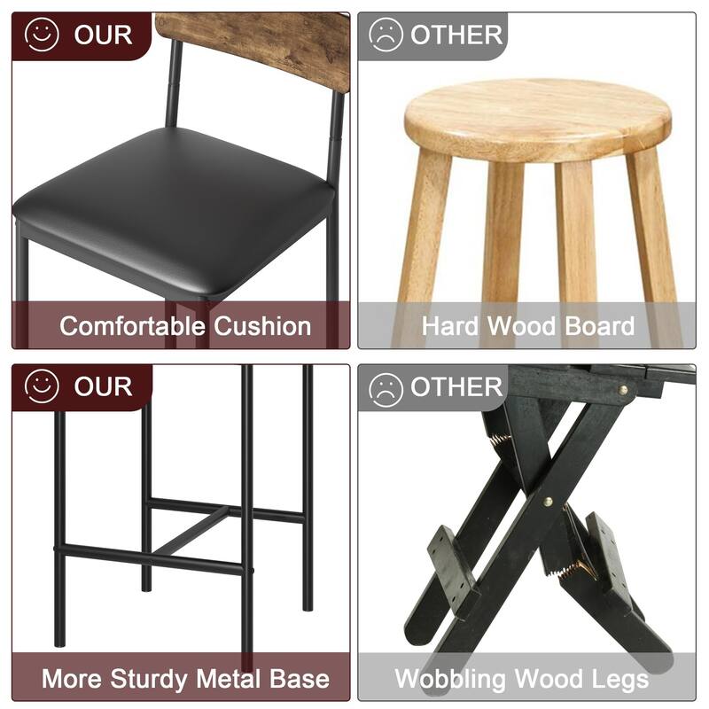Bar Stools Set of 2/4