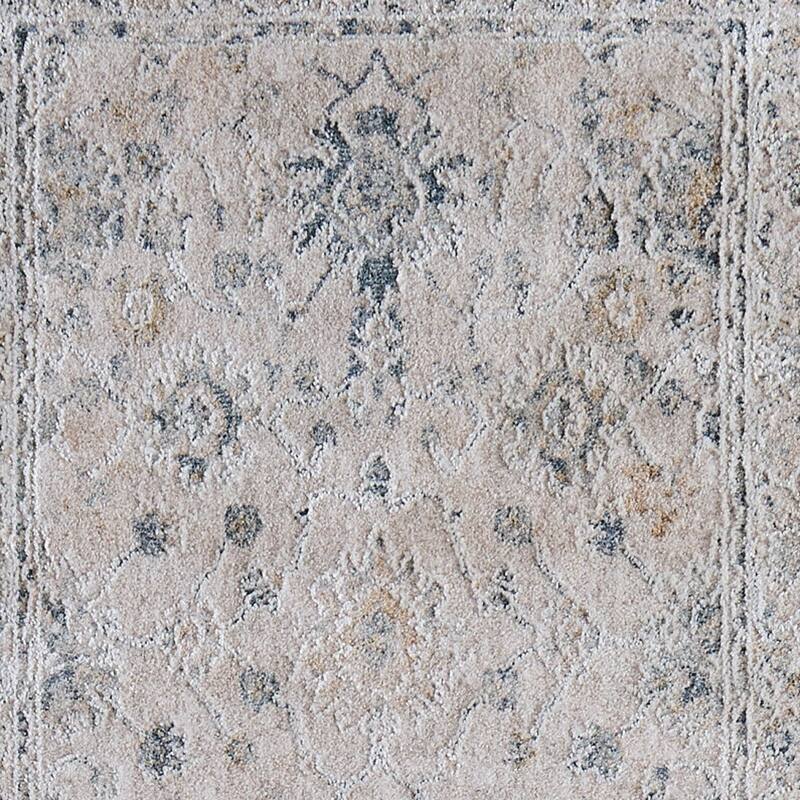 HomeRoots Floral Bohemian Runner Area Rug - 87.00 in. x 30.00 in. x 0.43 in.