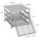 preview thumbnail 2 of 2, Metal Spice Rack 3 Tier 18-Bottle Spice Drawer Organizer