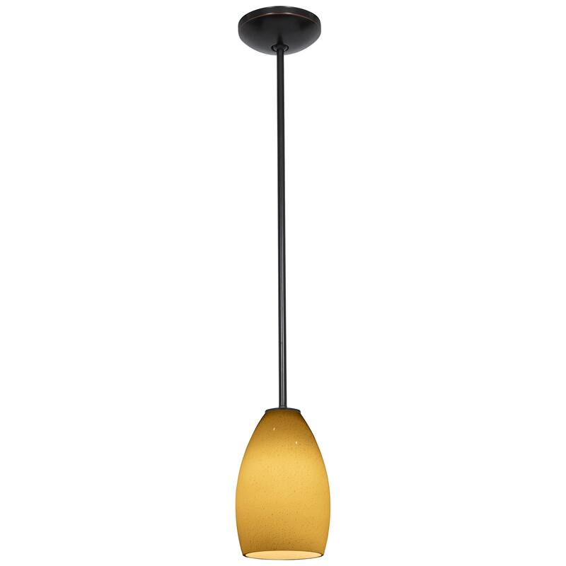 Access Lighting Champagne 1 Light LED Pendant - 5" Wide with Maya