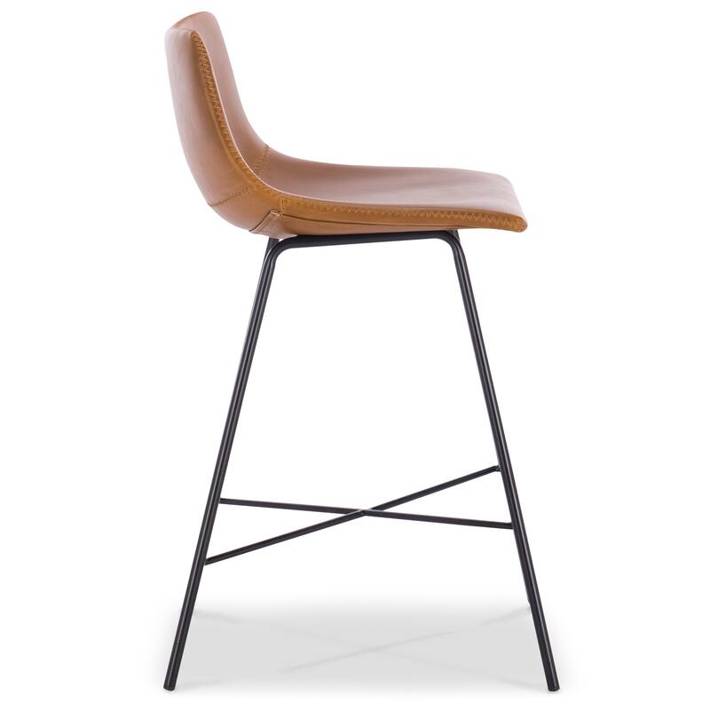 Poly & Bark Paxton 24" Seat Height Counter Stool (Set of 2)