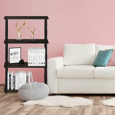 Porch & Den Portola Compact Multipurpose Tube Frame Display Shelf