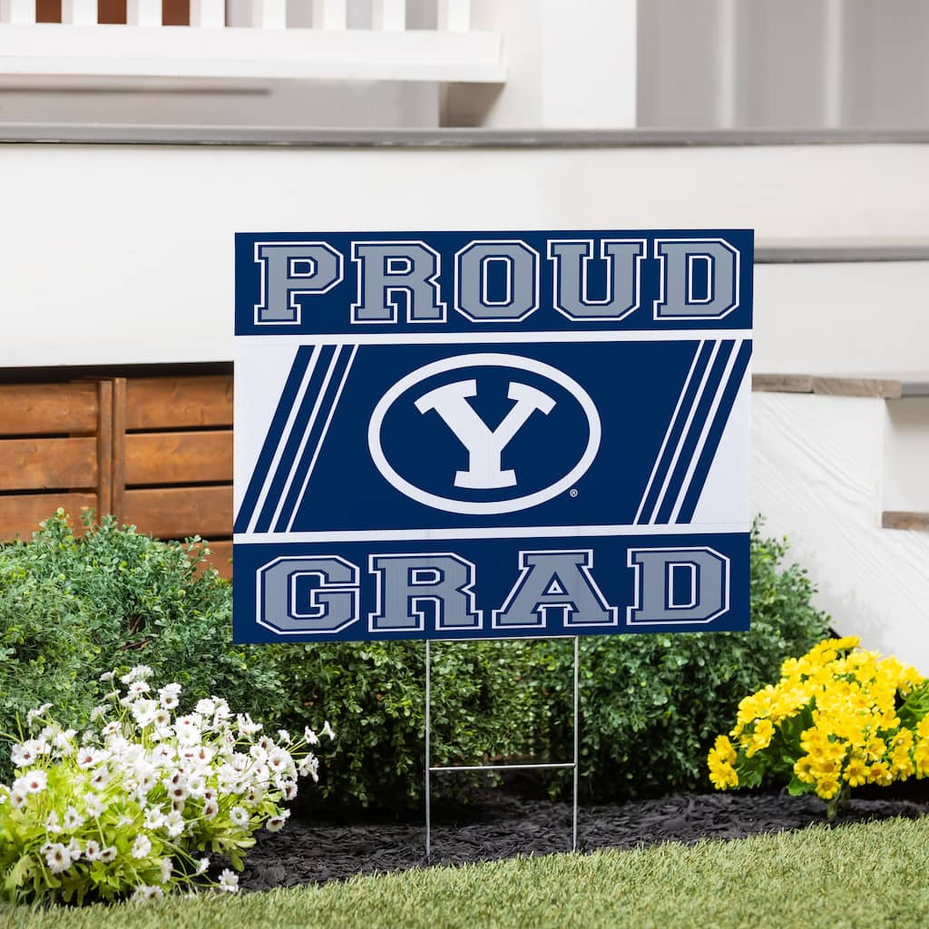 Brigham Young University 24" x 18" Graduation Coroplast Outdoor Yard Sign