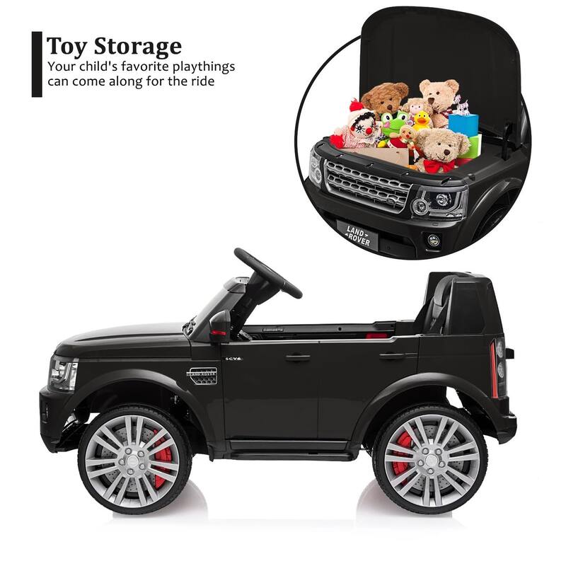 Licensed Land Rover Ride on Car, 12V 4.5 MPH Ride on Toys for Toddlers 3-8